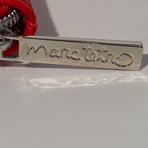 1363 Marc Tetro Westie Red Zippered Clutch Wallet NWT - Picture 3 of 11